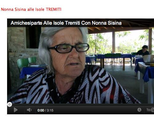 Amichesiparte con Nonna Sisina alle Isole TREMITI